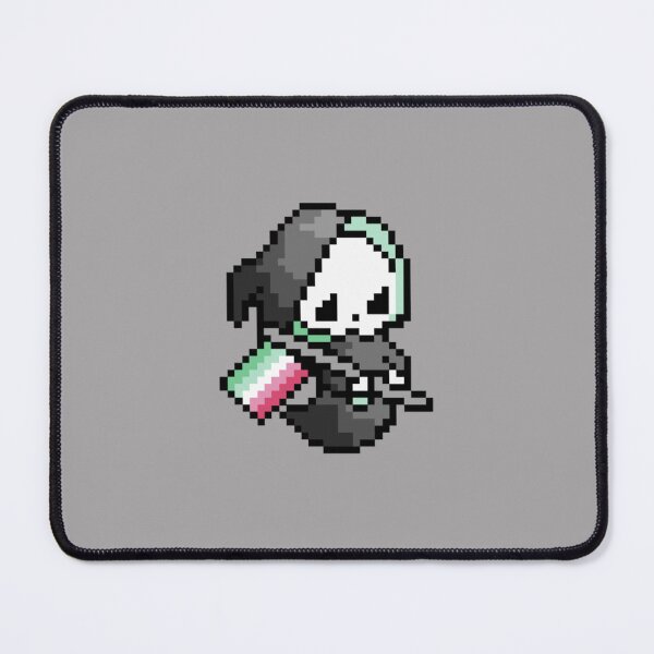 Item preview, Grim Reaper holding an Abrosexual flag designed and sold by Pixelsbyflower.