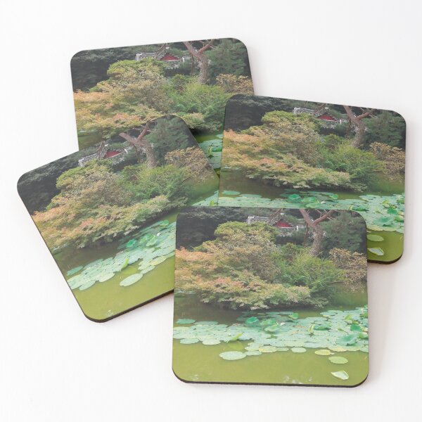 Item preview, Lotus Pond (large canvas) designed and sold by Bernsberry Illustrations.
