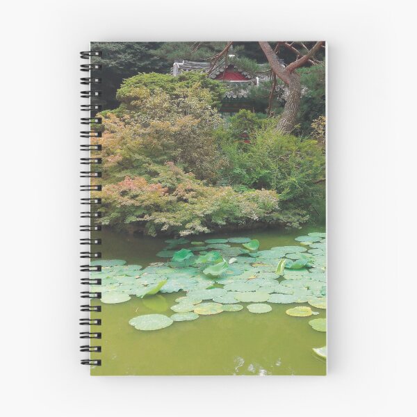 Item preview, Lotus Pond (large canvas) designed and sold by Bernsberry Illustrations.