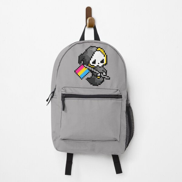 Item preview, Grim Reaper holding a pan flag designed and sold by Pixelsbyflower.