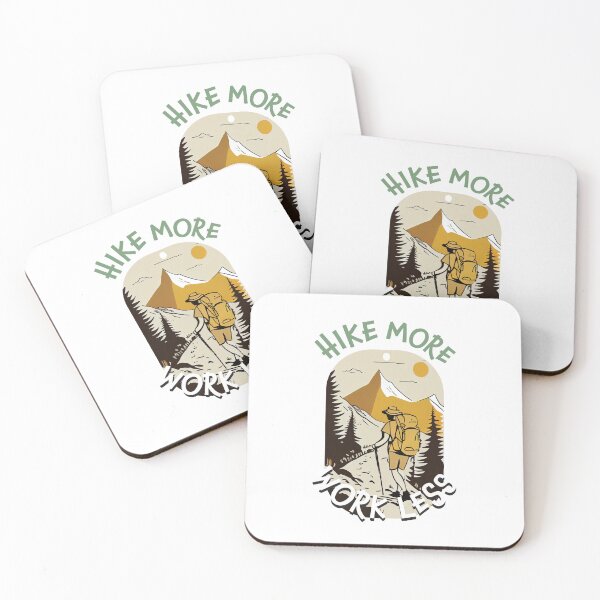 Item preview, Hike More Work Less | Hiking | Backpacking | Mountains | Outdoor Adventures | Nature | Work-Life Balance | Wellness designed and sold by ArtPowTech.