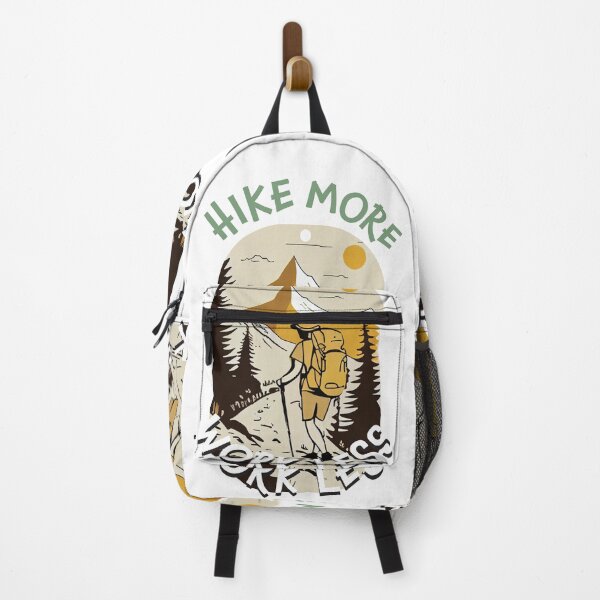 Item preview, Hike More Work Less | Hiking | Backpacking | Mountains | Outdoor Adventures | Nature | Work-Life Balance | Wellness designed and sold by ArtPowTech.