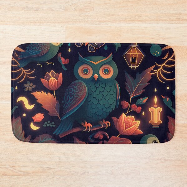 Item preview, Whimsical Fantasy Owl Pattern designed and sold by PandaCreates.