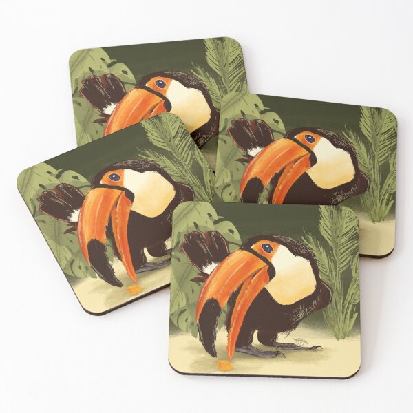 Item preview, Toucan and mangos designed and sold by cryillustrates.