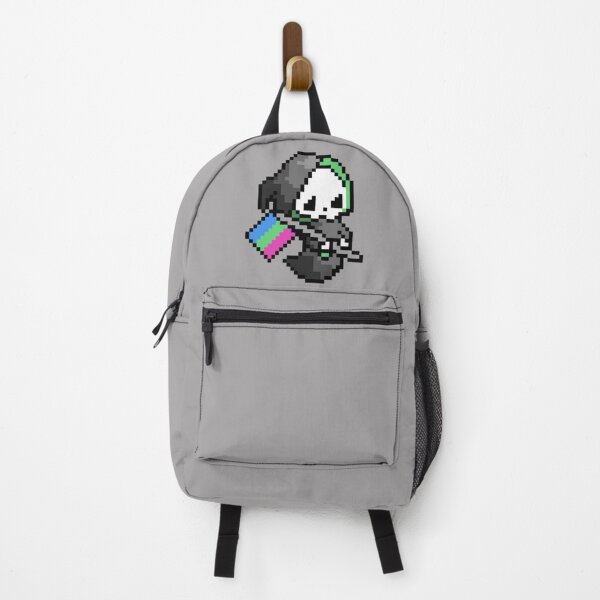 Item preview, Grim Reaper holding a Polysexual flag designed and sold by Pixelsbyflower.