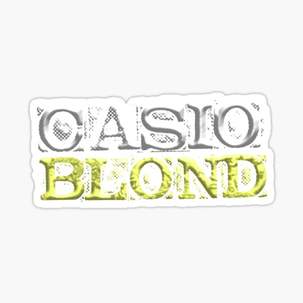 Item preview, Casio Blond Logo designed and sold by CaolanBrolly.