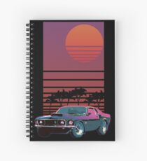 Synthwave Sunset Cahier à spirale