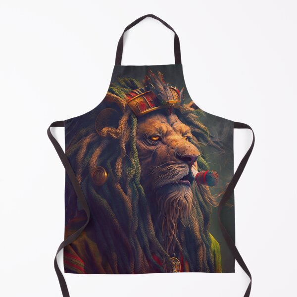 Item preview, Rastafari Lion Smoking One Love Jah Bless designed and sold by marcomonge84.