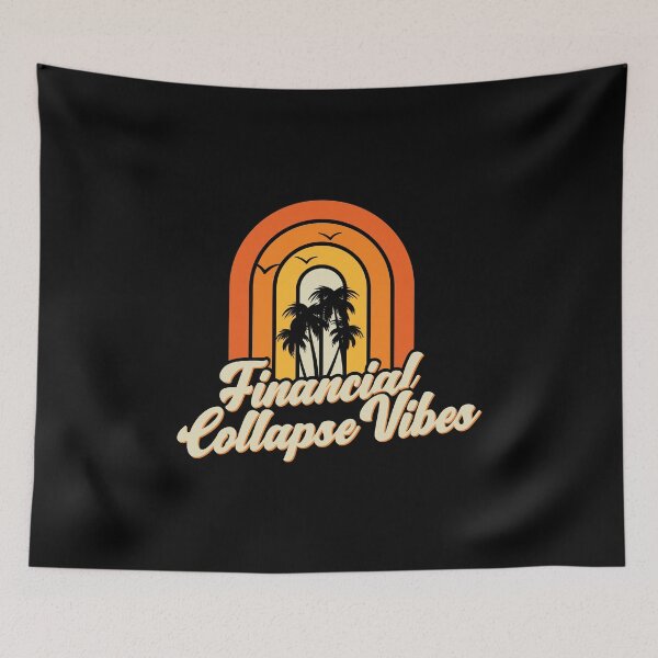 Item preview, Financial Collapse Vibes Beach Wear designed and sold by Mclickster.