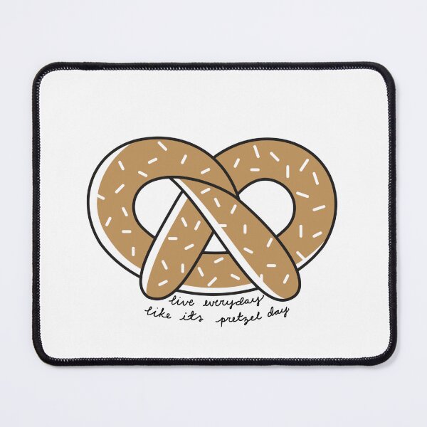 Item preview, Live Everyday Like Its Pretzel Day Script designed and sold by annmariestowe.