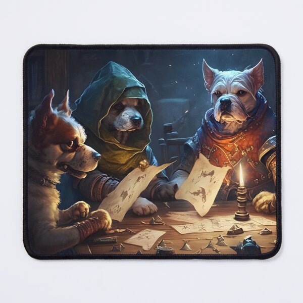 Item preview, Dogs Playing Dungeons And Dragons designed and sold by PandaCreates.