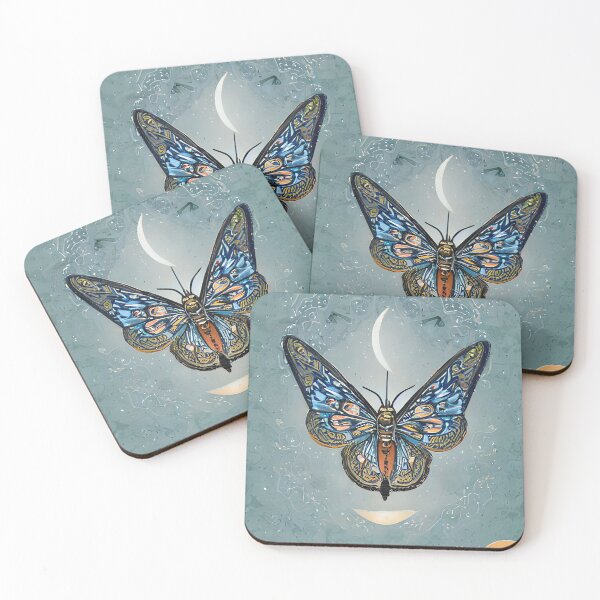 Item preview, Beautiful Celestial Moth designed and sold by Poetic Patterns Studio.