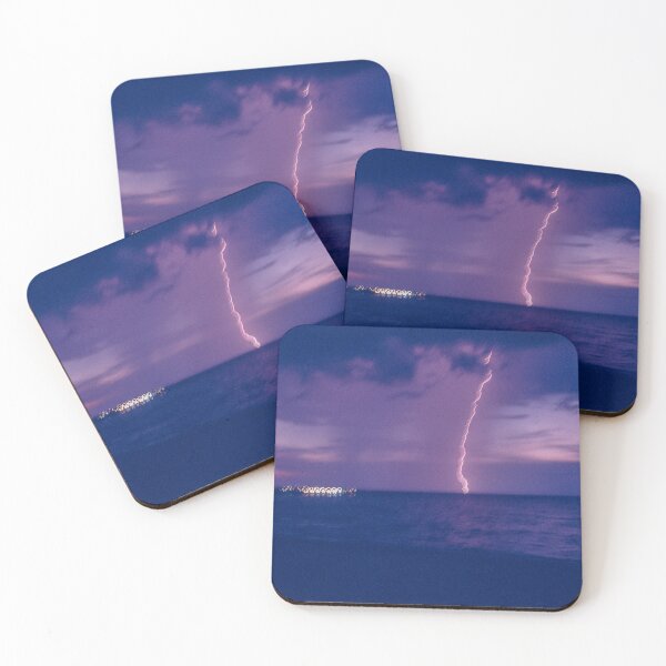 Item preview, Lightning strike over the bay, Lewes, Delaware designed and sold by FilmontheHill.