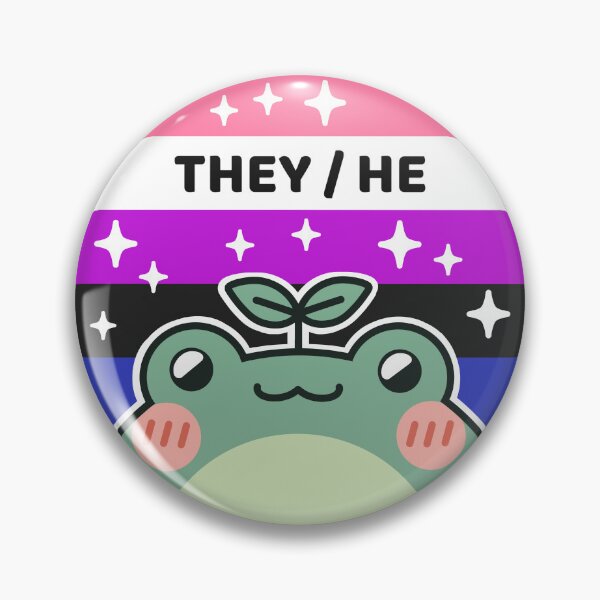 Item preview, Pride Frog: They/He Genderfluid Flag designed and sold by kaleidoink designs.