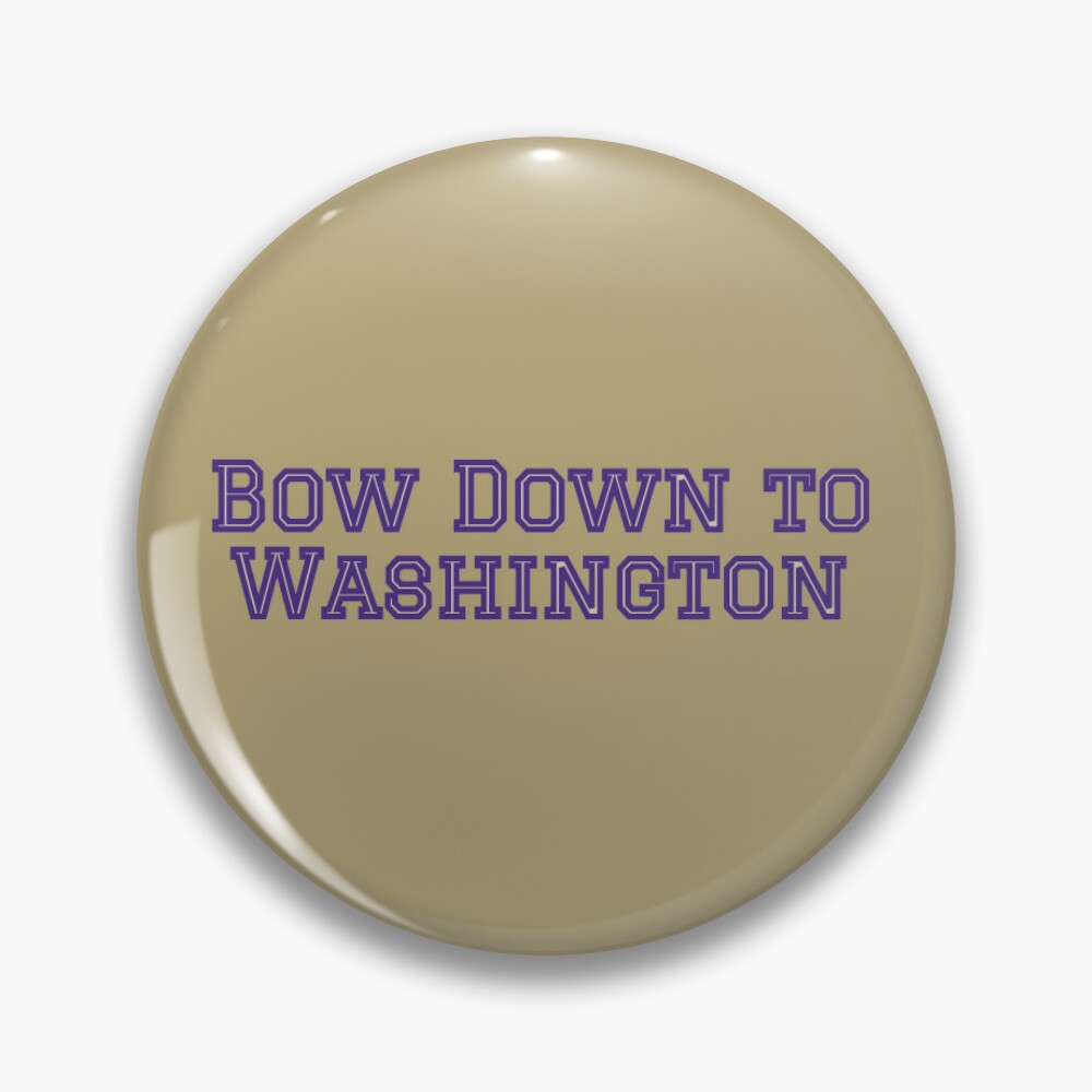 Huskies BOW DOWN Dog Bandana// University of Washington UW// 