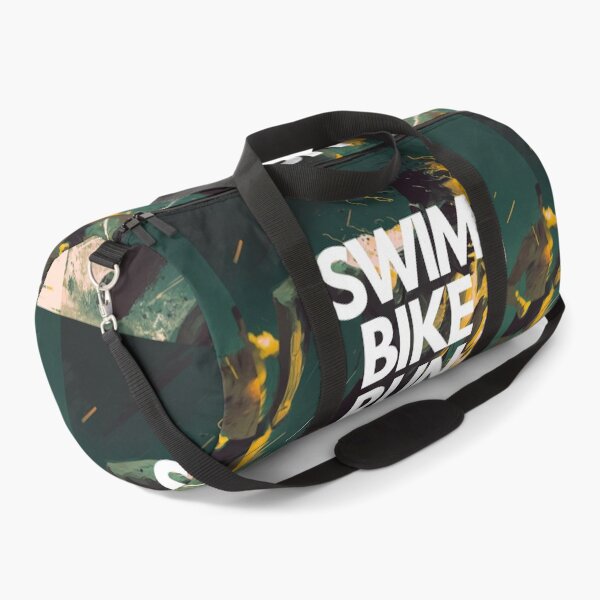 Item preview, Swim Bike Run Triathlon White on Black Danish Pastel, CGsociety, High contrast, Interactive, olive colors, McBling, film noir lighting designed and sold by Triathlongram.