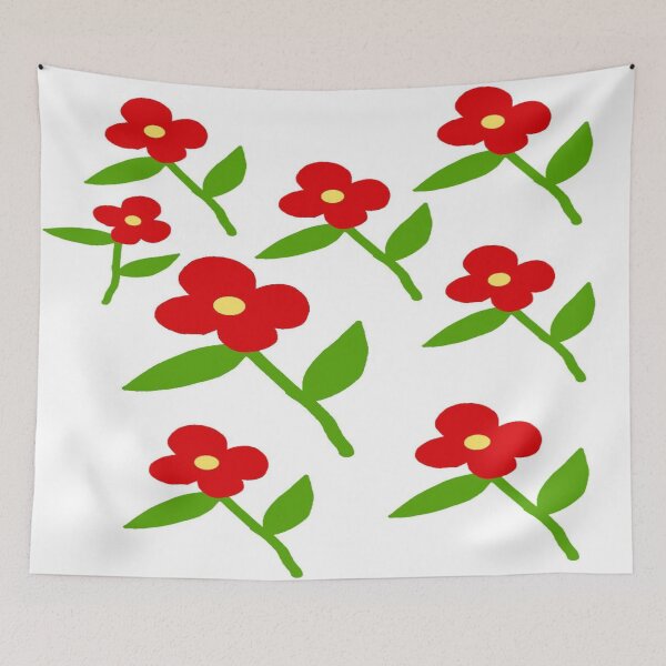 Item preview, Flor roja designed and sold by Rainbowland123.
