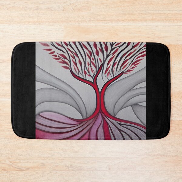 Item preview, Lone Tree in Red and Gray designed and sold by ArtistsQuest.