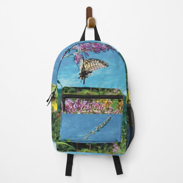 Item preview, Butterfly in a Garden (large canvas) designed and sold by Bernsberry Illustrations.