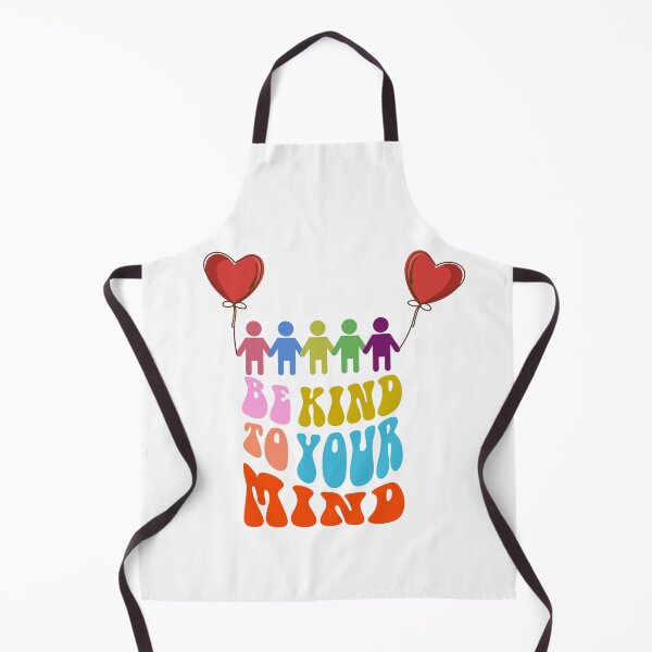 Item preview, Be Kind to Your Mind Motivational Cute Colorful Design with Heart Balloons designed and sold by PixelPizzazz.