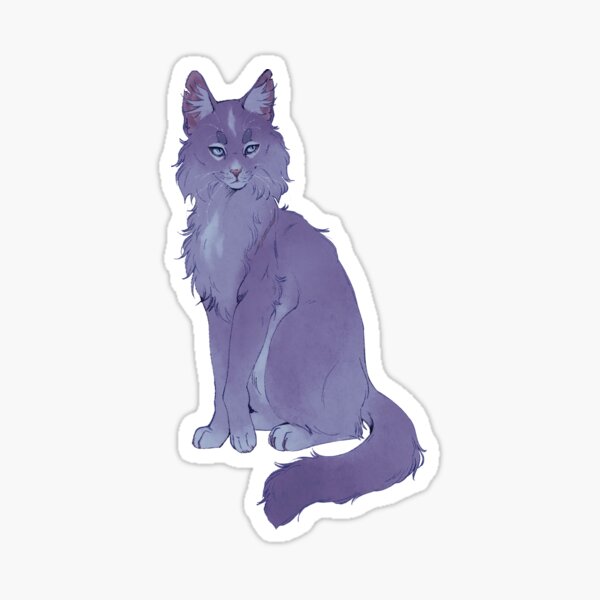 Bluestar - A Noble Leader Sticker for Sale by sodapoptops