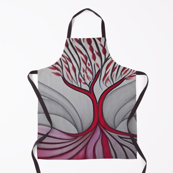Item preview, Lone Tree in Red and Gray designed and sold by ArtistsQuest.