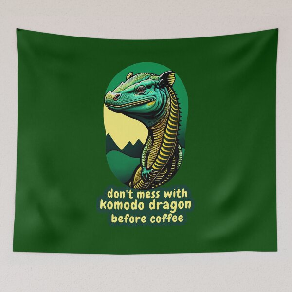 Item preview, Don't mess with komodo dragon before coffee designed and sold by socozora.