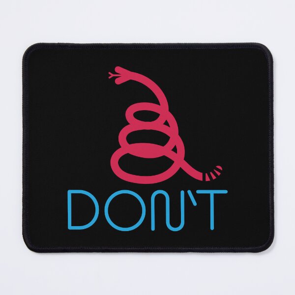 Item preview, Slick Modern 80s colors Minimal Gadsden Snake Flag designed and sold by pelagio.