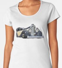 Cartoon retro car Women's Premium T-Shirt