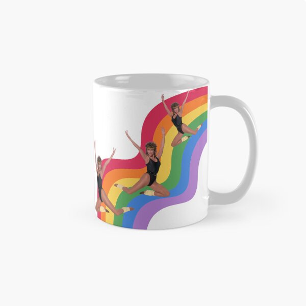 Item preview, Jane Fonda Retro Rainbow Pride  designed and sold by TeeKid.