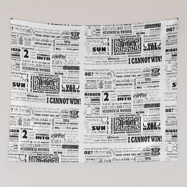 Item preview, Brennan Cannot Win - Black on White designed and sold by maggikarp.