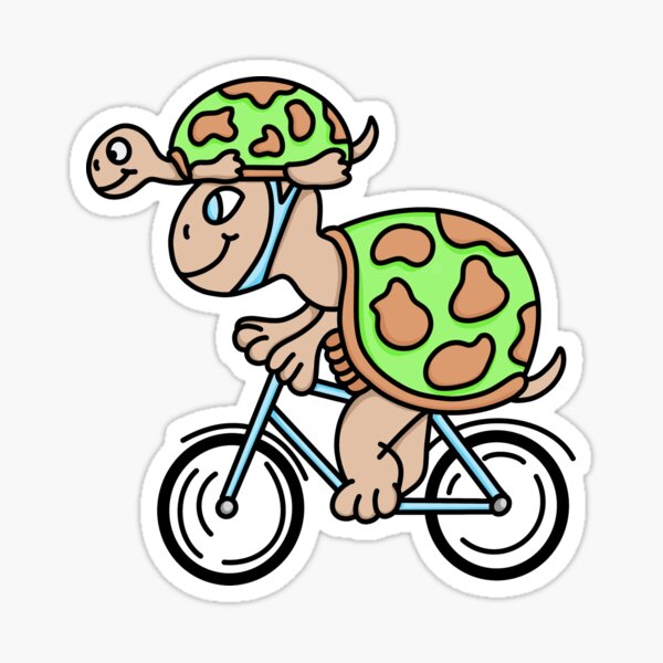 Turtle Safety Cycling Sticker