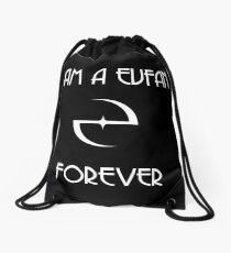 I AM A EVFAN Drawstring Bag