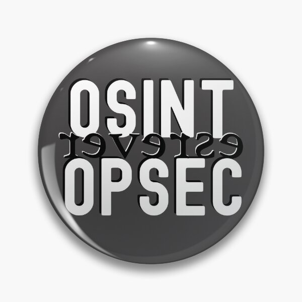 Item preview, OSINT reverse OPSEC designed and sold by HackSwag-co.