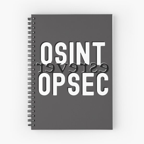 Item preview, OSINT reverse OPSEC designed and sold by HackSwag-co.