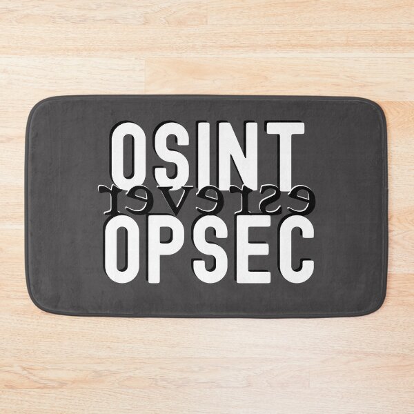 Item preview, OSINT reverse OPSEC designed and sold by HackSwag-co.