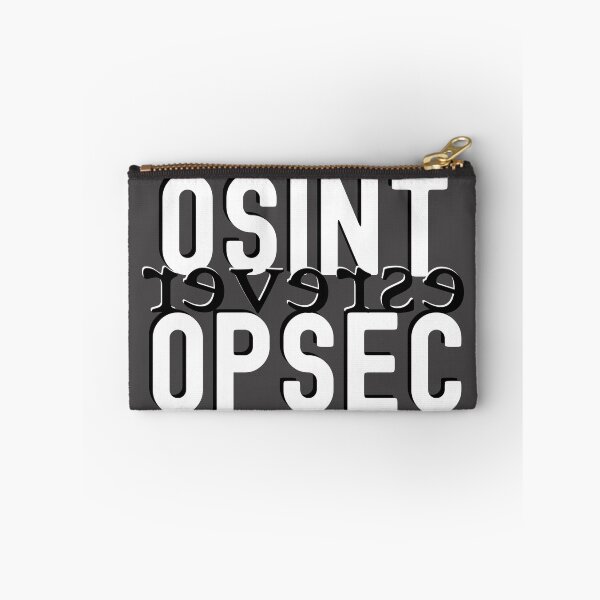 Item preview, OSINT reverse OPSEC designed and sold by HackSwag-co.