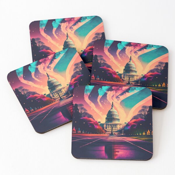 Item preview, Washington DC Capitol Psychedelic Effect designed and sold by Bleknervin.
