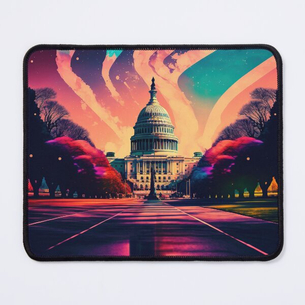 Item preview, Washington DC Capitol Psychedelic Effect designed and sold by Bleknervin.