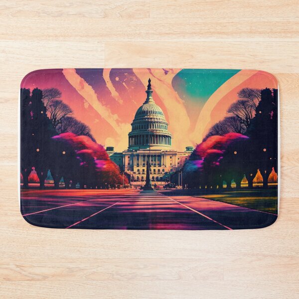 Item preview, Washington DC Capitol Psychedelic Effect designed and sold by Bleknervin.