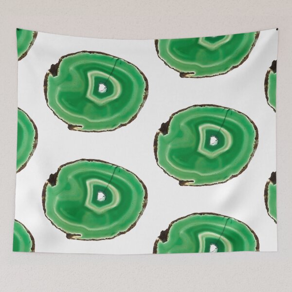 Item preview, Green agate slice cross section background designed and sold by Lukasz Szczepanski.