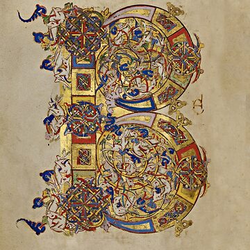 Artwork thumbnail, Inhabited Initial B of a Breviary from Montecassino (1153 AD) by SexyCodicology