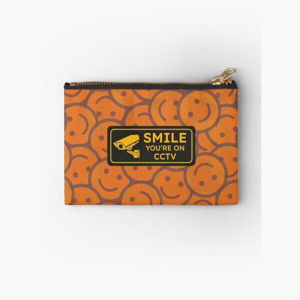 Item preview, Smile you're on CCTV black sign designed and sold by theredfoxs.