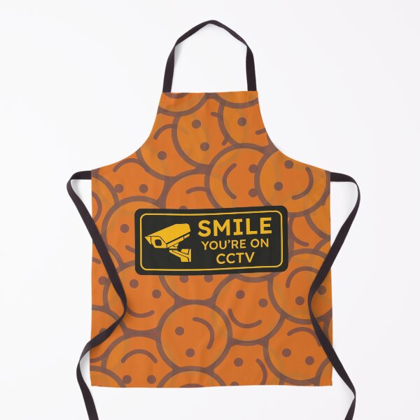 Item preview, Smile you're on CCTV black sign designed and sold by theredfoxs.