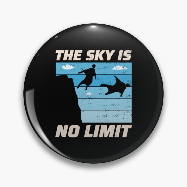 Item preview, Wingsuit flying Base Jumping Skydiving designed and sold by TastefulTees.