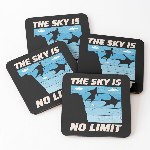Item preview, Wingsuit flying Base Jumping Skydiving designed and sold by TastefulTees.