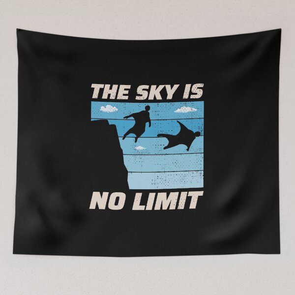 Item preview, Wingsuit flying Base Jumping Skydiving designed and sold by TastefulTees.