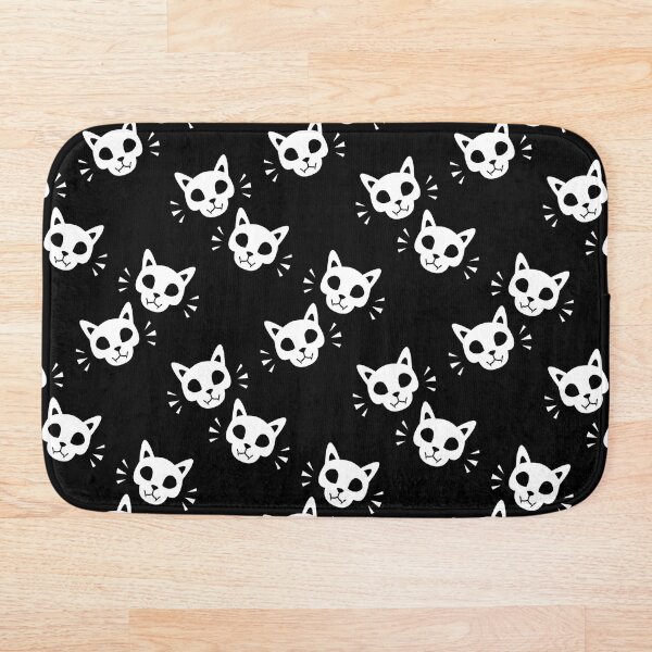 Item preview, Kitty Skull - Duo - Black designed and sold by MushBloomSenpai.