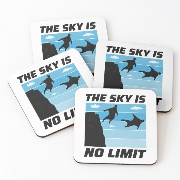 Item preview, Wingsuit flying Base Jumping Skydiving designed and sold by TastefulTees.