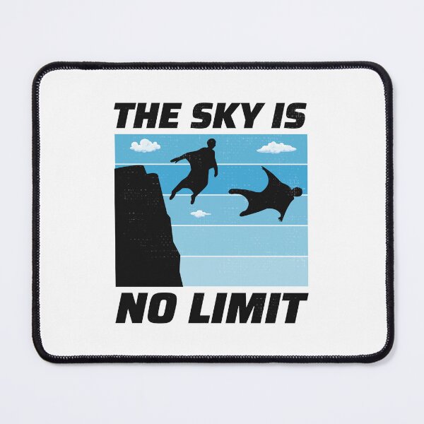 Item preview, Wingsuit flying Base Jumping Skydiving designed and sold by TastefulTees.